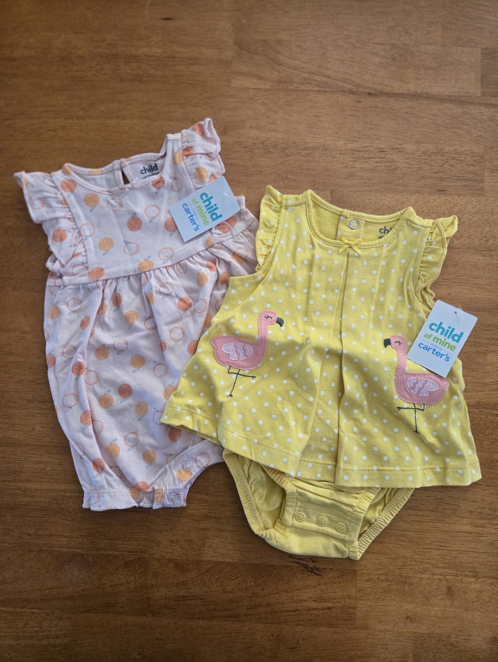 NWT Lot of 2 Child of Mine by Carter's Baby Girl 0-3 Months